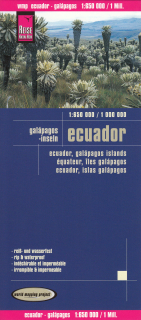 Ekvádor, Galapágy (Ecuador,Galapagos Isl.) 1:650tis skladaná mapa RKH
