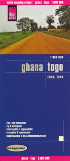 Ghana, Togo 1:600tis skladaná mapa RKH