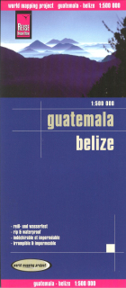 Guatemala, Belize 1:500tis skladaná mapa RKH