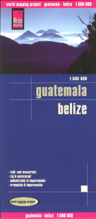 Guatemala, Belize 1:500tis skladaná mapa RKH