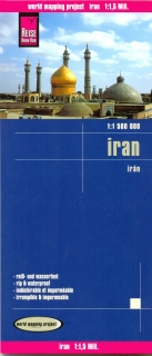 Irán (Iran) 1:1,5mil skladaná mapa RKH
