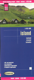 Island (Iceland) 1:425tis skladaná mapa RKH