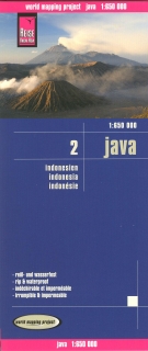 Java (Indonesia) 1:650tis skladaná mapa RKH