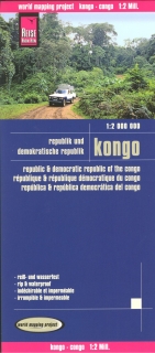 Kongo (Congo) 1:2mil skladaná mapa RKH