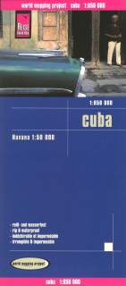 Kuba (Cuba) 1:850tis skladaná mapa RKH
