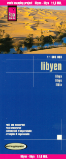 Líbia (Libya) 1:1,6mil skladaná mapa RKH