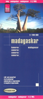 Madagascar 1:1,2mil skladaná mapa RKH