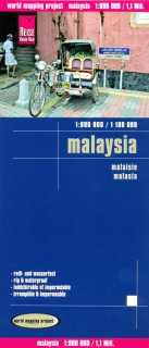 Malajzia (Malaysia) 1:800tis skladaná mapa RKH