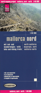 Malorka sever (Mallorca North) 1:40tis turistická skladaná mapa RKH