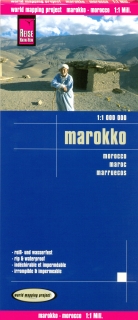 Maroko (Morocco) 1:1m skladaná mapa RKH