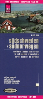 Nórsko juh, Švédsko juh 1:875t skladaná mapa RKH
