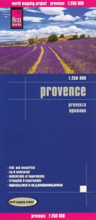 Provensálsko (Provence) 1:250t skladaná mapa RKH