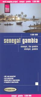 Senegal, Gambia 1:550t skladaná mapa RKH