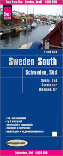 Švédsko juh (Sweden South) 1:500t skladaná mapa RKH