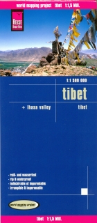 Tibet 1:1,5m skladaná mapa RKH