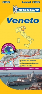 355 Veneto (Taliansko) mapa 1:200tis MICHELIN