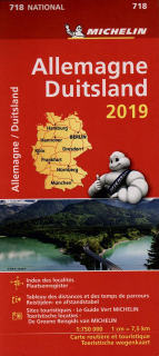 718 Nemecko 2016 (Germany) 1:750t mapa MICHELIN