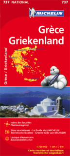 737 Grécko (Greece) 1:700t mapa MICHELIN
