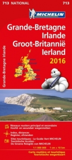 713 Veľká Británia, Írsko 2016 (Great Britain & Ireland) 1:1m mapa MICHELIN