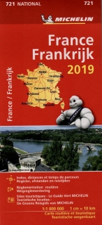 721 Francúzsko 2019 (France) 1:1m mapa MICHELIN