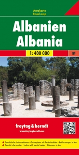 Albánsko (Albania) 1:400t automapa Freytag Berndt