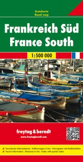 Francúzsko Juh 1:500t (France South) automapa Freytag Berndt