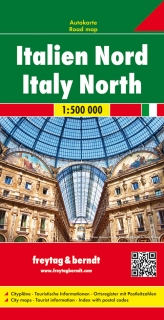 Taliansko SEVER (Italy) 1:500tis automapa Freytag Berndt
