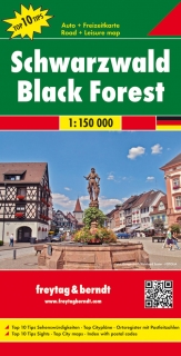 Schwarzwald - Čierny les 1:150t TOP (Nemecko) automapa Freytag Berndt