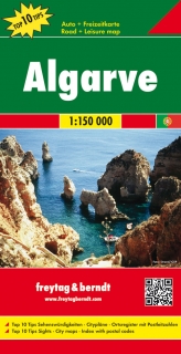 Algarve 1:150t (Portugalsko) automapa Freytag Berndt