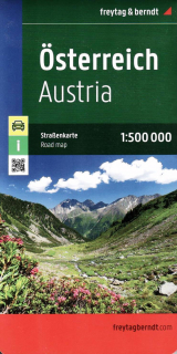 Rakúsko 1:500t (Austria) automapa Freytag Berndt