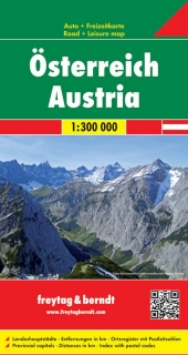Rakúsko 1:300t ZÁPAD (Austria Westfalzung) automapa Freytag Berndt