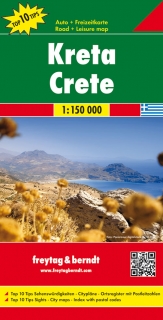 Kréta 1:150t (Crete) automapa Freytag Berndt
