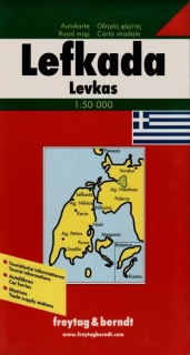 Lefkáda 1:50t (Grécko) automapa Freytag Berndt