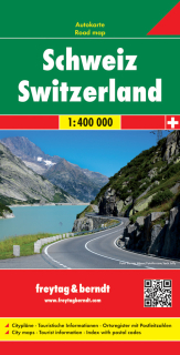 Švajčiarsko 1:400t (Swiss) automapa Freytag Berndt