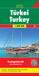 Turecko (Turkey) 1:800t automapa Freytag Berndt