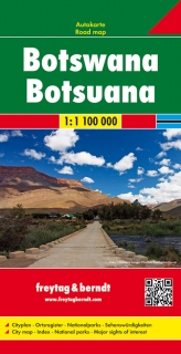 Botswana 1:1,5mil automapa Freytag Berndt