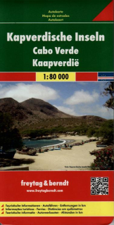 Kapverdské ostrovy 1:80tis automapa Freytag Berndt