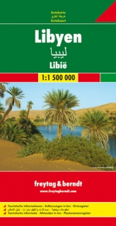 Líbya 1:1,5mil (Libya) automapa Freytag Berndt