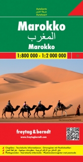 Maroko 1:800t, 1:2mil (Morocco) automapa Freytag Berndt