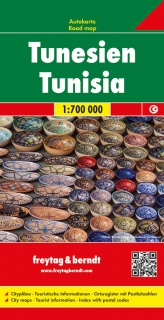 Tunisko 1:700tis (Tunisia) automapa Freytag Berndt