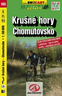 105 KRUŠNÉ HORY, CHOMUTOVSKO cykloturistická mapa 1:60t SHOCart