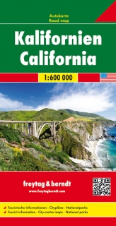 Kalifornia 1:500tis (California, USA) automapa Freytag Berndt