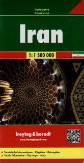 Irán 1:1,5mil (Iran) automapa Freytag Berndt