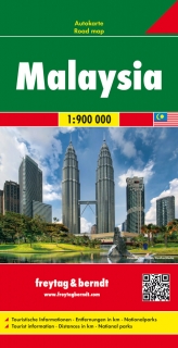 Malajzia 1:900tis (Malaysia) automapa Freytag Berndt