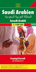 Saudská Arábia 1:2mil (Saudi Arabia) automapa Freytag Berndt