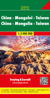 Čína, Mongolsko,Taiwan 1:3mil (China , Mongolia) automapa Freytag Berndt