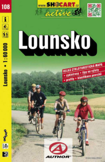 108 LOUNSKO cykloturistická mapa 1:60t SHOCart