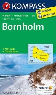 KOMPASS 236 Bornholm 1:50t turistická mapa