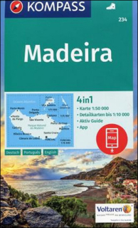 KOMPASS 234 Madeira 1:50t turistická mapa