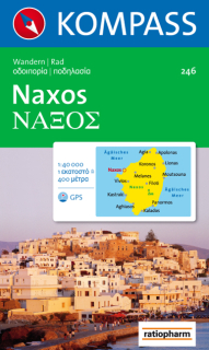 KOMPASS 246 Naxos 1:40t turistická mapa